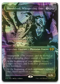 Sheoldred, Whispering One (Halo Foil) #146 NM March of the Machine MUL Magic MTG - Image 1