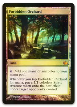 Forbidden Orchard #6 (Foil) (LP) From the Vault: Realms V12 Magic MTG - Image 1