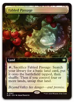 Fabled Passage (Extended Art) #367 (Foil) (NM) Bloomburrow BLB Magic MTG - Image 1