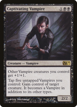 Captivating Vampire #87 (Foil) (MP) Magic 2011 M11 Magic MTG - Image 1