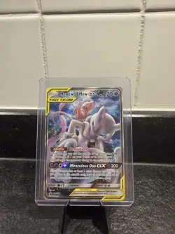 Pokemon Mewtwo & Mew GX TAG TEAM Promo Holo Card SM191 270 HP - Image 1