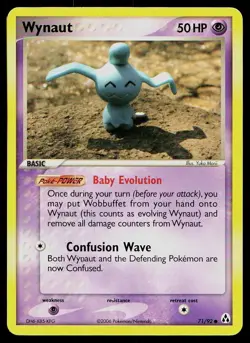 Pokemon Card Legend Maker Wynaut 71/92 Common - Image 1