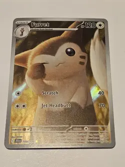 Furret Illustration Rare #168 Journey Together Pokemon TCG NM - Image 1