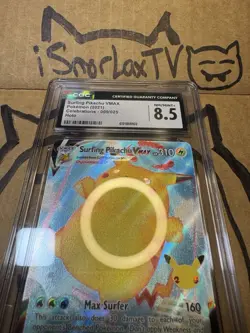 Pokemon CGC 8.5 - Surfing Pikachu VMAX 009/025 | Celebrations - Image 2