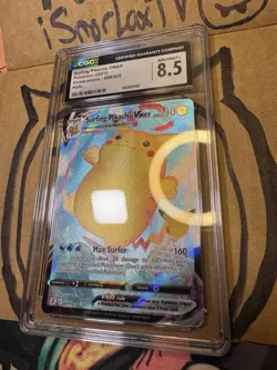 Pokemon CGC 8.5 - Surfing Pikachu VMAX 009/025 | Celebrations - Image 3