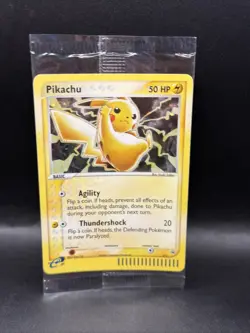 SEALED 2003 Pokemon Pikachu 012 Meowth 013 Black Star Promo Holo WOTC E-Reader - Image 1
