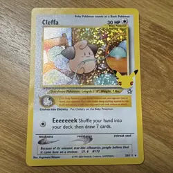 HOLO Cleffa 20/111 - NM / M - Pokemon 25th Celebrations Secret Rare Classic Card - Image 1