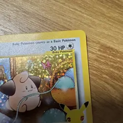 HOLO Cleffa 20/111 - NM / M - Pokemon 25th Celebrations Secret Rare Classic Card - Image 3