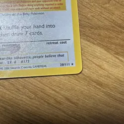 HOLO Cleffa 20/111 - NM / M - Pokemon 25th Celebrations Secret Rare Classic Card - Image 4