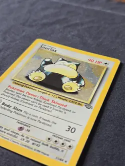 Pokemon Snorlax Jungle 11/64 Holo Rare Unlimited English 1999 HP - Image 2