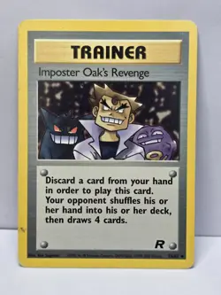 Pokemon - Imposter Oak's Revenge - Team Rocket 76/82 - Uncommon - LP - Image 1