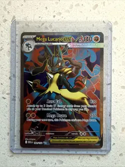 Pokemon TCG Holo Ultra Rare Full Art Mega Lucario EX 160/132 Near Mint or better - Image 1