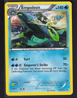 Empoleon 35/113 Rare Legendary Treasures Pokemon LP - Image 1