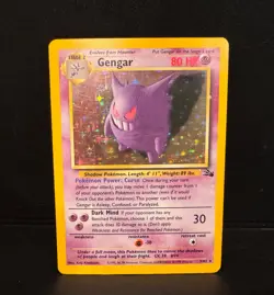 Gengar 5/62 Fossil Set Holo Unlimited Pokemon TCG MP - Image 1