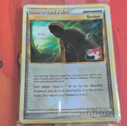 Pokemon TCG Seeker Reverse Holo Trainer Supporter League Promo Pack - Image 1