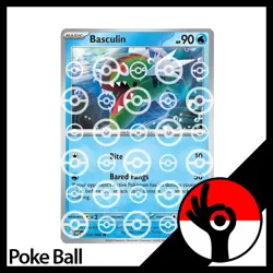 Pokemon TCG: White Flare - PokeBall Reverse Holo - 024/086 - Basculin - Image 1