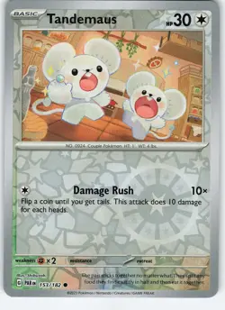 Tandemaus - 153/182 Common Reverse Holo SV04: Paradox Rift NM Pokemon - Image 1