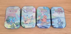 Pokemon Kanto Friends Mini Tin x4 – Bulbasaur, Squirtle, Pikachu & Charmander - Image 4