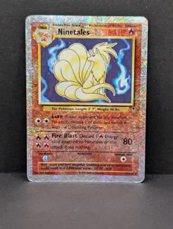 Ninetales 1/110 Legendary Collection Reverse Holo Rare Pokemon TCG fireworks - Image 1