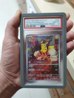 2023 Pokemon Chinese SV-P Detective Pikachu Returns Pre-Order Promo 050 PSA 10 G - Image 3