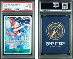 2023 ONE PIECE JAPANESE STARTER DECK ST11-UTA #002 UTA BANDAI NAMCO PSA10 - Image 3