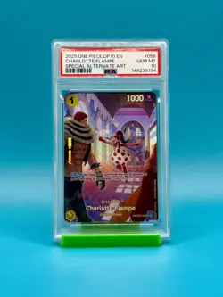 PSA 10 - 2025 One Piece, OP 10 EN, Charlotte Flampe, Special Alternate Art - Image 1