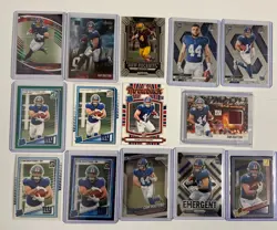 Cam Skattebo 2025 Panini Football NY Giants Rookie Lot Of 14 - Image 1