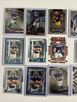 Cam Skattebo 2025 Panini Football NY Giants Rookie Lot Of 14 - Image 2