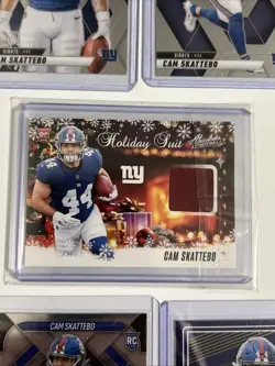 Cam Skattebo 2025 Panini Football NY Giants Rookie Lot Of 14 - Image 3