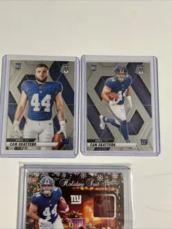 Cam Skattebo 2025 Panini Football NY Giants Rookie Lot Of 14 - Image 4