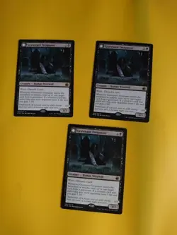 Graveyard Trespasser / Glutton x3 Mythic MID Human werewolf MTG 2 Card. - Image 1
