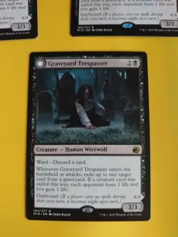 Graveyard Trespasser / Glutton x3 Mythic MID Human werewolf MTG 2 Card. - Image 2