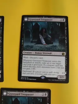 Graveyard Trespasser / Glutton x3 Mythic MID Human werewolf MTG 2 Card. - Image 3