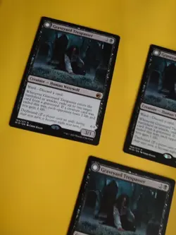 Graveyard Trespasser / Glutton x3 Mythic MID Human werewolf MTG 2 Card. - Image 4