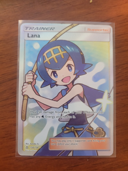 Pokemon Lana Sun & Moon Ultra Prism Trainer Card #150/156 Full Art - Image 1