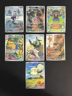 Pokemon TCG Scarlet & Violet White Flare 7 IR Card Lot NM - Image 1