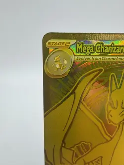 Mega Charizard Y ex 294/217 Gold Mega Hyper Rare Ascended Heroes Pokemon Card - Image 3