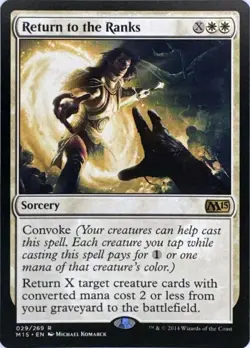 [B4G1] Return to the Ranks 29 - Magic 2015 - LP - MTG Magic Card - Image 1