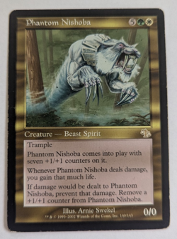 Magic Mtg Judgment Phantom Nishoba moderately played - Image 1