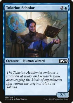 [MTG] Tolarian Scholar (080) (M19) LP-HP - Image 1