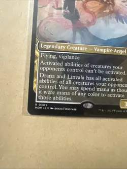 MTG Drana and Linvala MOM 0305 R NM Regular Showcase - Image 3