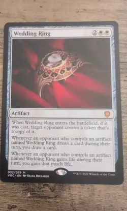 Wedding Ring Commander: Innistrad: Crimson Vow Regular - Image 1
