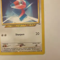 Pokemon Porygon Neo Destiny 78/105 Basic English Common Regular Unlimited - Image 4