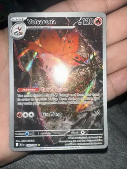 Pokemon TCG 2025 Volcarona Black Bolt Illustration Rare 100/086 Near Mint - Image 1