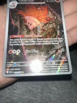 Pokemon TCG 2025 Volcarona Black Bolt Illustration Rare 100/086 Near Mint - Image 2