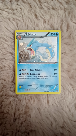 Carte Pokemon France Leviator 24/124 . 2012 DRAGONS EXALTES - Image 1