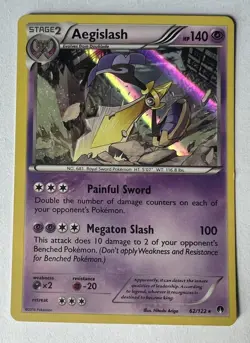 Aegislash - 62/122 - Holo Rare - XY BREAKpoint - Pokemon TCG LP - Image 1
