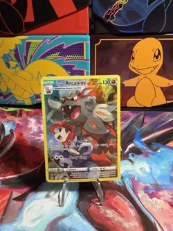 Pokemon TCG Hisuian Arcanine Trainer Gallery TG08/TG30 SWSH Lost Origin - Image 1