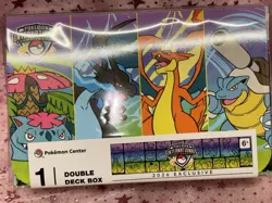 Pokemon EUIC 2026 Exclusive Mega Evolution Charizard Double Deck Box bnwt Sealed - Image 3