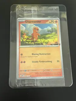 [SEALED] Charmander EB Games Promo 004/165 151 Pokemon - Image 1